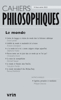 Cahiers philosophiques, H.S. 2022